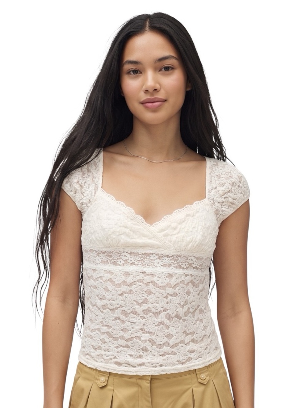 UO Clementine Femme Lace Top Kimchi Blue